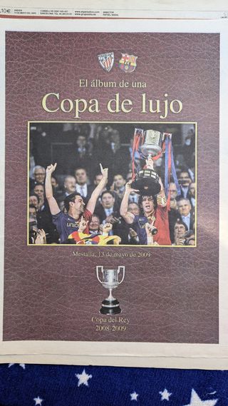 Periódicos Final Copa Ath. Bilbao-1 Barça-4