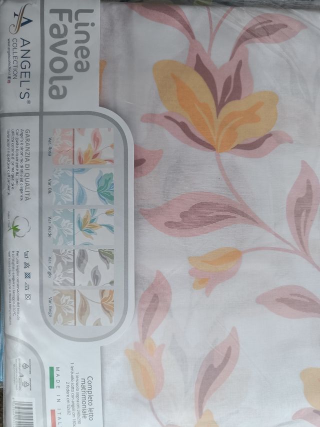 Lenzuola matrimoniali cotone 