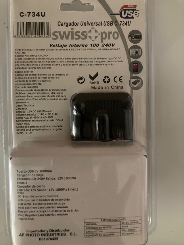 Cargador universal