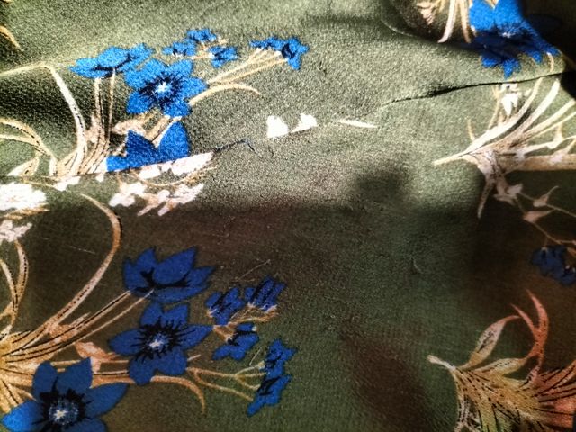 Vestido estampado largo