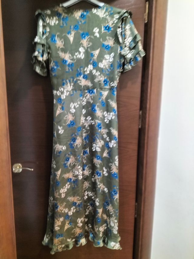 Vestido estampado largo