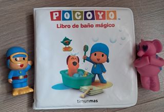 Libro de Baño de Pocoyó con figuras para el baño