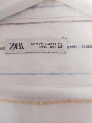 Camisa manga larga de Zara hombre 