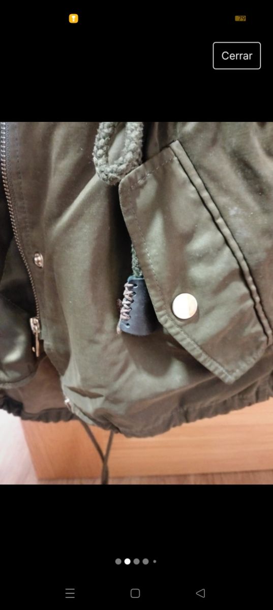 Chaqueta entretiempo zara