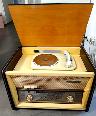Vis Radio Giradischi A Valvole D'epoca Vintage