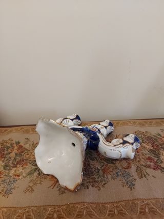 Candelabro cerámica vintage