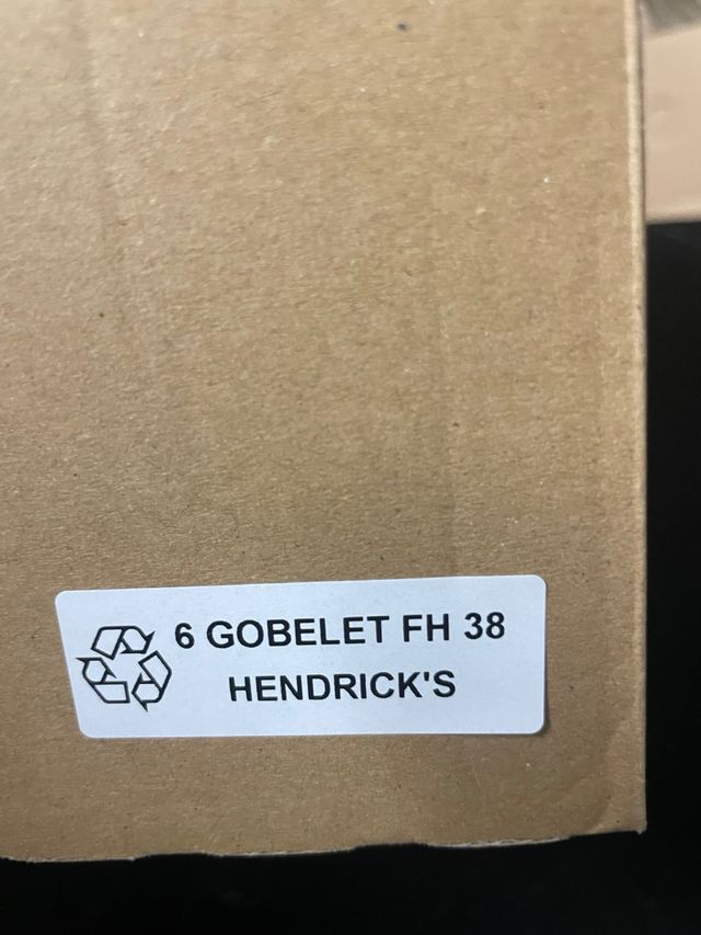 6 Gobelet Hendrick’s