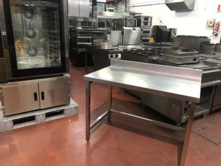 Mesa de trabajo inox 1,20 metros seminueva