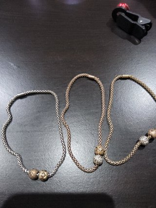 Pulseras tri color