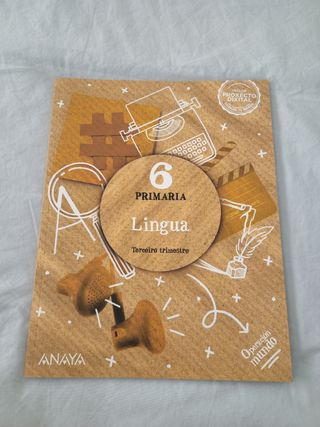 Libros lingua Anaya 6 primaria