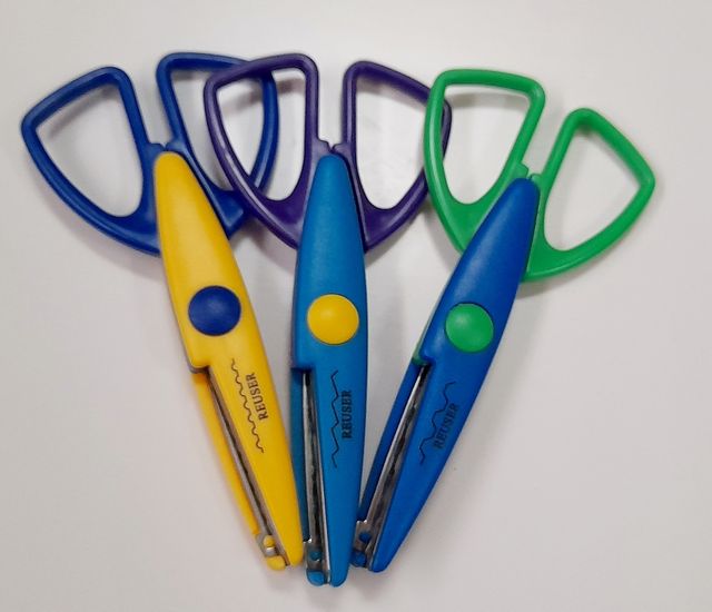 3 forbici decorative scrapbooking