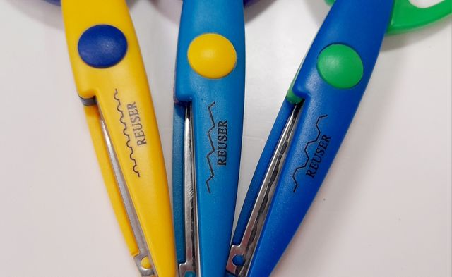 3 forbici decorative scrapbooking