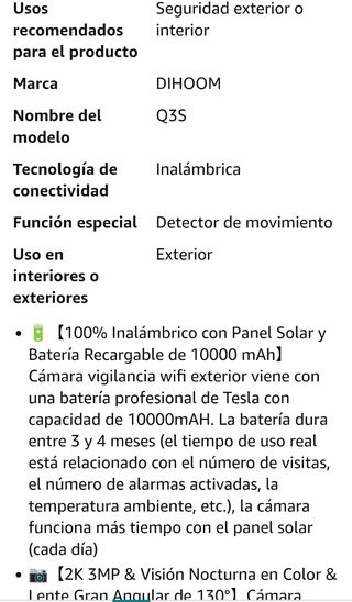 Camara vigilancia inalámbrica