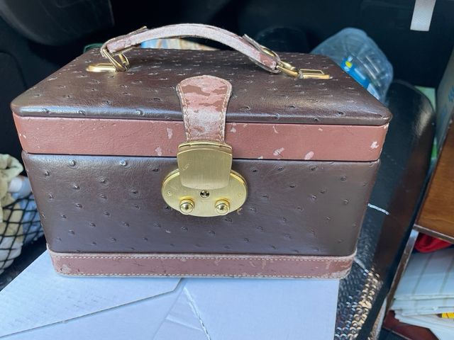 Joyero antiguo tres departamentos