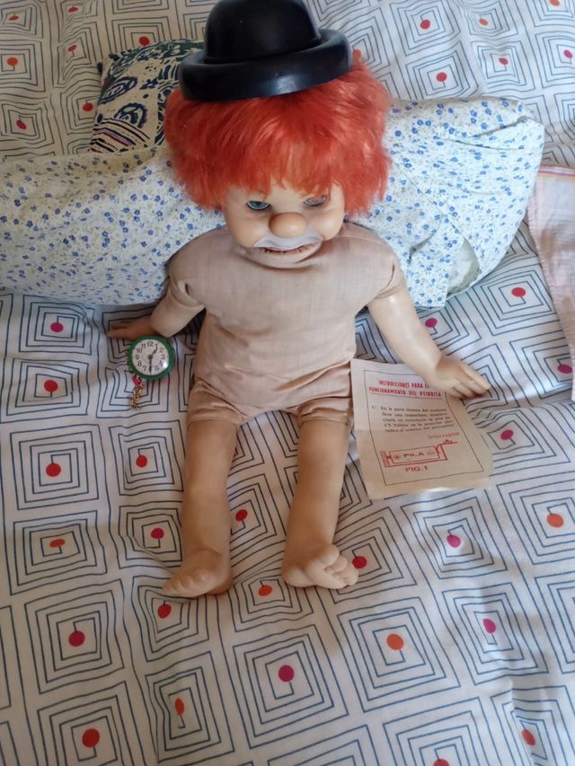 Muneco antiguo payaso ptirrisa