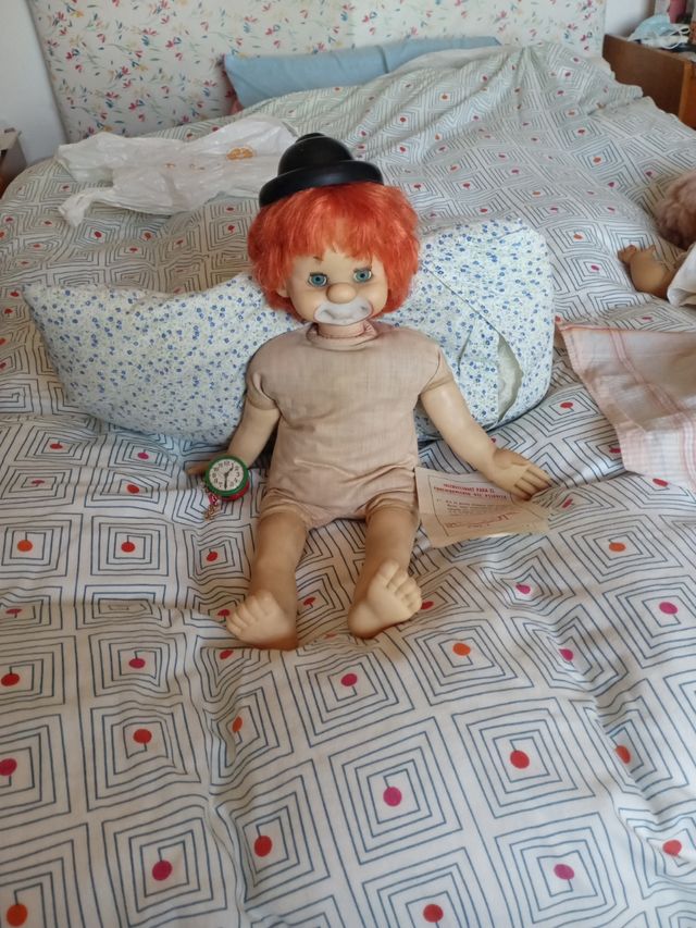 Muneco antiguo payaso ptirrisa
