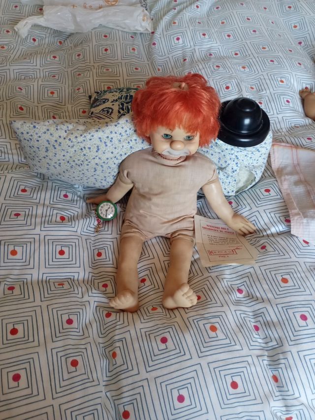 Muneco antiguo payaso ptirrisa