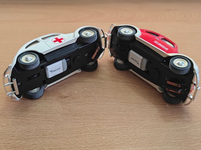 Pareja de VW Beetle de Pink Car