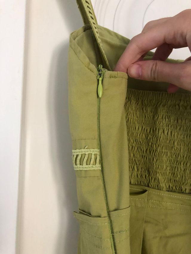 Vestido verde de tirantes