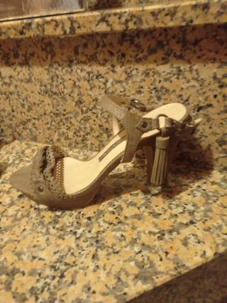 Sandalias tacón mujer 