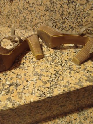 Sandalias tacón mujer 