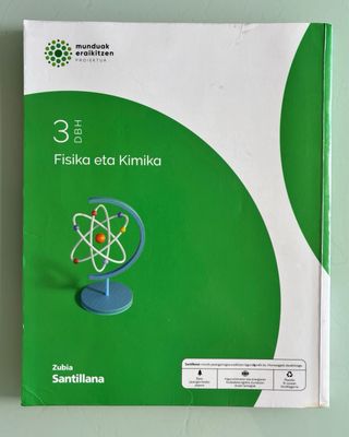 Libro de texto FISIKA eta KIMIKA DBH3