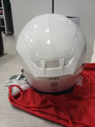 Casco integral SHIRO RAPTOR Blanco Brillo