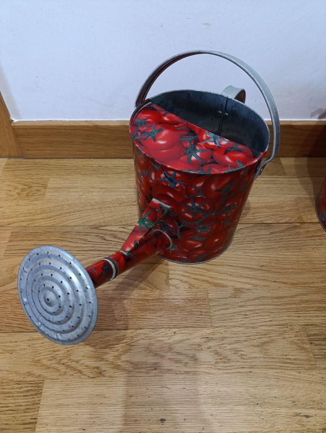 CONJUNTO REGADERA Y CUBO DECORATIVO 