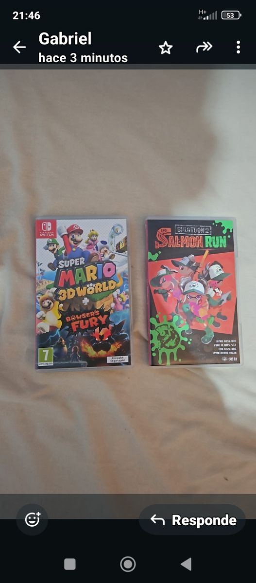 Nintendo switch más dos juegos incluidos