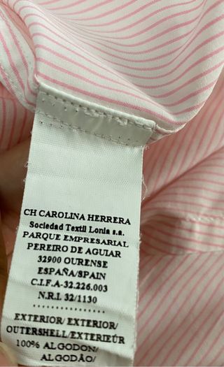 Camisa Carolina Herrera