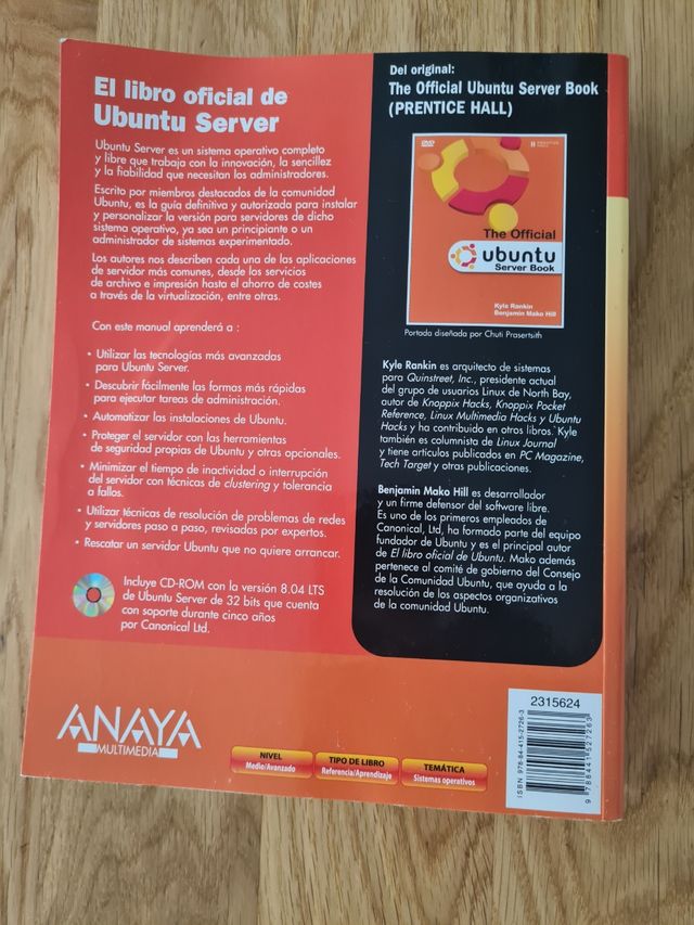 El libro oficial de UBUNTU SERVER- Anaya