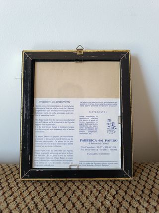 Quadro con stampa in papiro originale