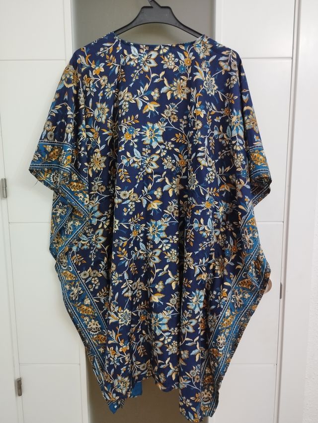 kaftan playa estampado