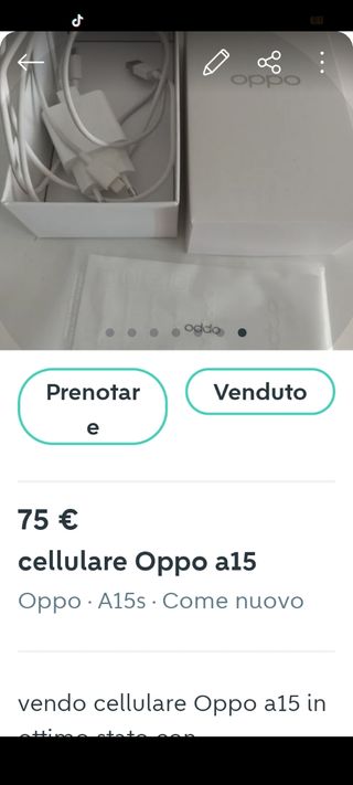 Cellulare Oppo a 15
