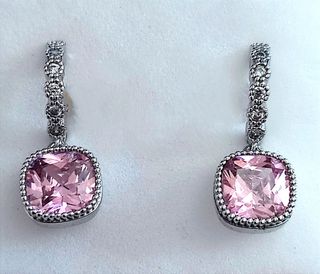 PENDIENTES CIRCONITA ROSA DE FRANCIA