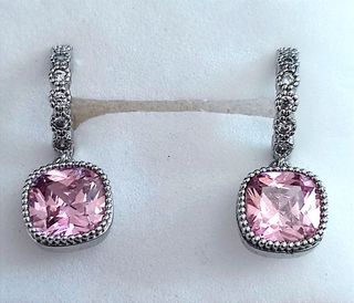 PENDIENTES CIRCONITA ROSA DE FRANCIA