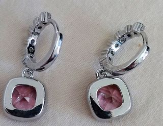 PENDIENTES CIRCONITA ROSA DE FRANCIA