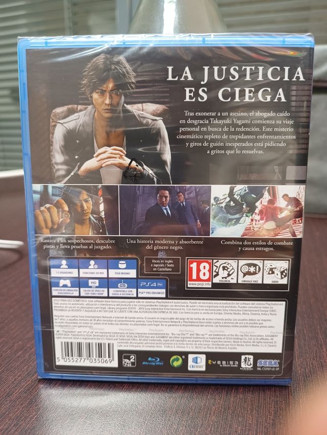 Precintado! En Español 🇪🇦! Judgment PS4