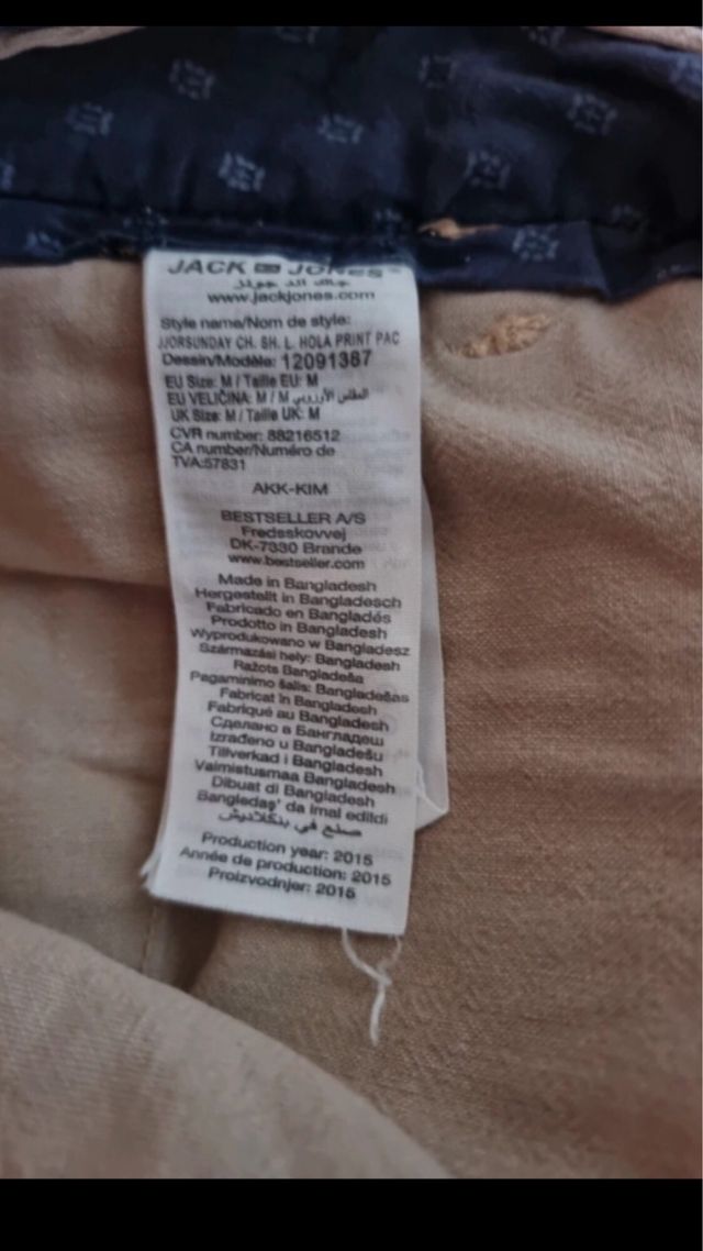 Pantalón Hawaiano Jack & Jones talla M