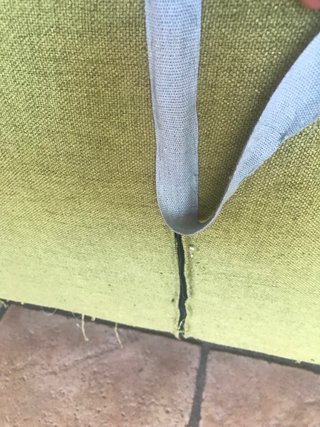 Sofa verde 3 plazas