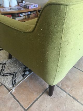 Sofa verde 3 plazas