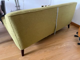 Sofa verde 3 plazas