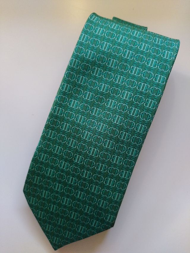 Corbata de seda vintage