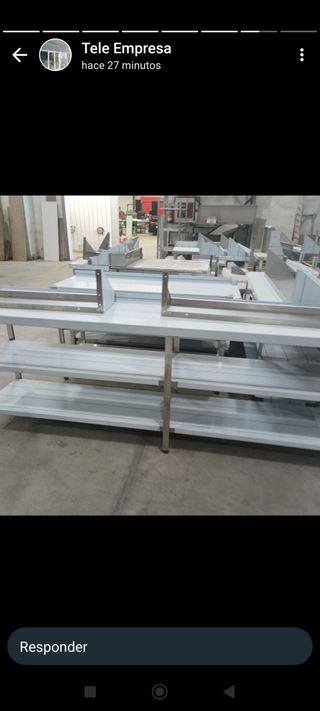 Mesa de acero inoxidable