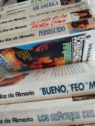 Lote VHS originales (VOZ DE ALMERÍA)
