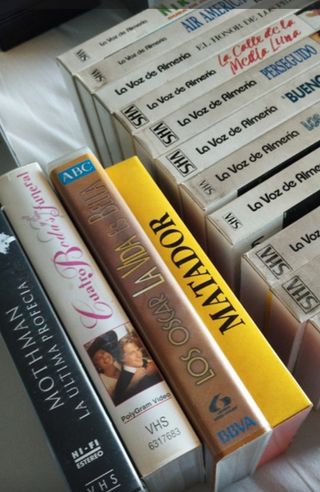 Lote VHS originales (VOZ DE ALMERÍA)