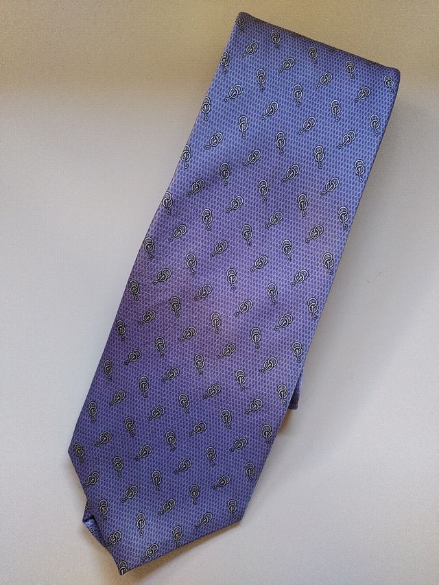 Corbata de seda vintage