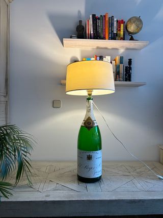 Lámpara champagne años 60s-70s