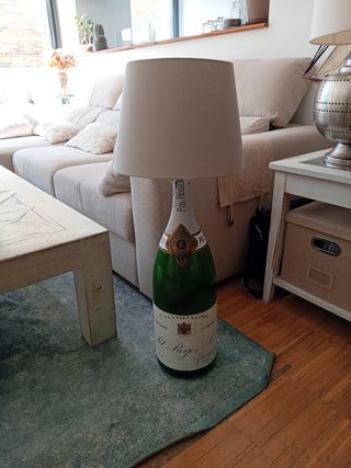 Lámpara champagne años 60s-70s