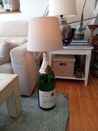 Lámpara champagne años 60s-70s